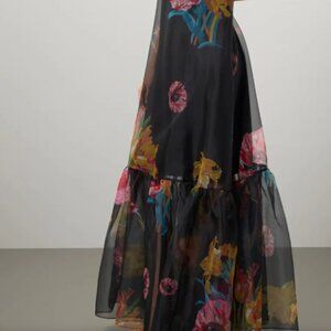 Staud Elegant Floral Dress